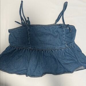 American Eagle Outfitters Blue Striped Top